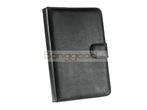 BLACK LEATHER CASE WALLET FOR SAMSUNG GALAXY TAB P1000  