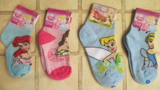 Girls Disney PRINCESS Socks ~ Choice ~ NEW  