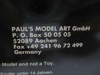 Minichamps Pauls Model Art Porsche 911 GT1 Protector/Nikko 1:43 