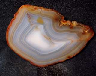 Brazilian Agate Slab Banded Cabbing Rough HS WoW  