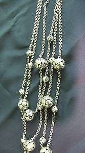JOHN HARDY 3 STRAND NECKLACE  STERLING SILVER 925   PRE OWNED $2000.00 