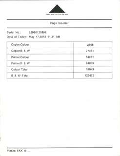 RICOH AFICIO MP C3500 Color Copier Print / Scan / Copy / Fax LASER 