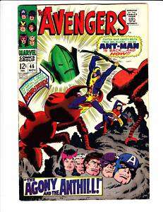 Avengers [1967 Marvel] #46 FINE whirlwind HUGE SCAN  