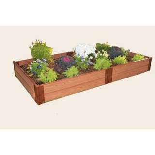 ft. x 8 ft. x 12 in. Raised Garden with 1 in. Profile Composite Wood 