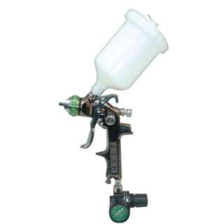    324 HVLP Gravity Feed Spray Gun with Air Regulator at The Home Depot