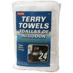 Clean Rite Bag of Terry Towels (24pk) 7 624 