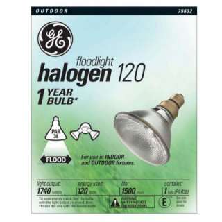   Outdoor PAR38 Halogen Flood Light Bulb 120PAR/H/FL30 