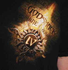Godsmack IV Shine Down T shirt XL 2006  