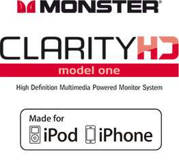   Monitors Monitorlautsprecher (Paar) mit Apple iPhone/iPod Dock bronze