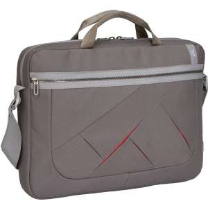 Case Logic 16 Gray Notebook Attaché With One Of A Kind Aesthetic at 