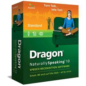 Nuance Dragon Naturally Speaking 10 Standard   DVDROM  