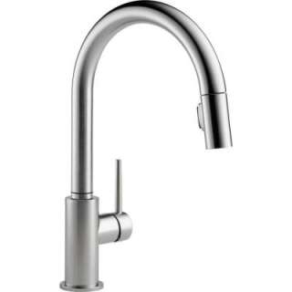   Sprayer Kitchen Faucet in Arctic Stainless Featuring MagnaTite Docking