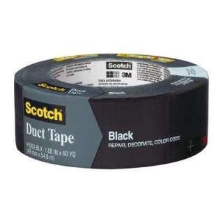 Scotch 2 in. x 180 ft. Cloth Duct Tape 1060 BLK A at The Home Depot