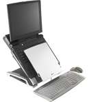 Targus Ergo D Pro Desktop Notebook Stand with Port Replicator Module 