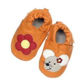 Sterntaler Baby Schuhe aus Leder Maus   orange Gr. 21/22  