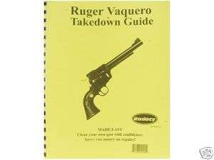 Ruger Vaquero Revolvers Takedown Guide Radocy Assembly  