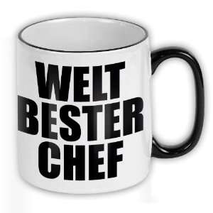 FunTasstic Tasse Welt bester Chef Kaffee Pott (T125)  