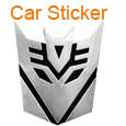 NEW 3D Decal Transformers Decepticon Badge Emblem Car Auto Sticker 