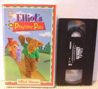 ELLIOTS PLAYTIME PALS Elliot Moose Edition 2 VHS 1998  