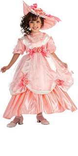 Girls Child Deluxe Southern Girl Georgia Peach Pink Dress Costume W 