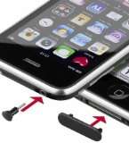 iPhone 4 Zubehör Schutz Stöpsel SET Dock Port Stöpsel + Kopfhörer 