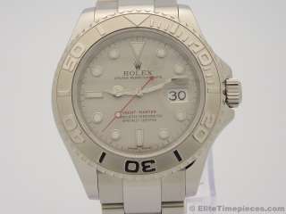 Rolex Yachtmaster Platinum & Stainless Steel Mens Watch, Papers, Mint 