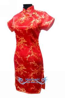 Chinesisch Abendkleid Robe MINI Kleid Qipao CQM001 4  