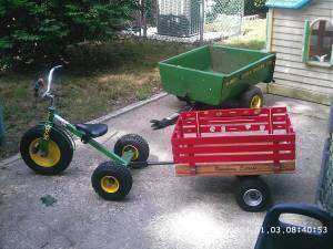 Dirt King All Terrain Tricycle Pneumatic Tires John Deere Colors with 