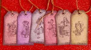ALICE IN WONDERLAND GIFT TAGS  