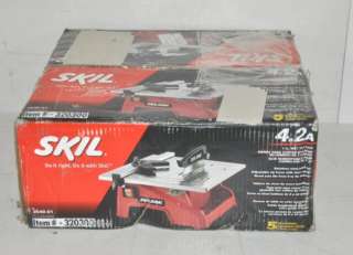 SKIL 7 BLADE PORTABLE STAINLESS STEEL TABLE TOP WET TILE SAW 320300 