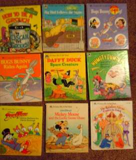 LOT OF 9 VINTAGE TELL A TALE BOOKS  