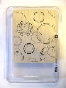 Stampin Up On the Spot (Dots and Circles) Background Stamp  
