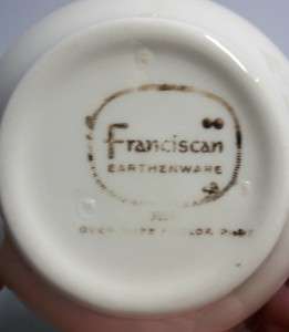   Franciscan Earthenware China Milk Creamer Desert Rose Pattern USA