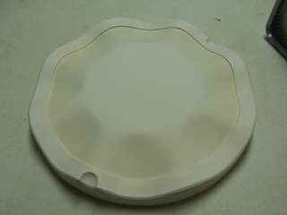 LARGE SCALLOPED PLATE / MOLD / CERAMIC MOLD  