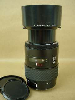 Minolta Maxxum AF/Sony 100 200mm 4.5  Beautiful Compact Zoom lens 