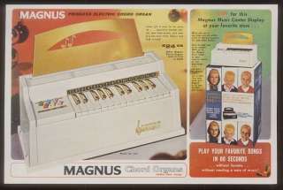 1966 Magnus Princess Chord Organ photo print ad  