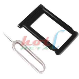Black SIM Card Slot Tray Holder + Eject Pin Key Tool For iPhone 3G 