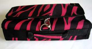 24Hanging bag/Rollup Travel Case/Makeup Toiltery Zebra  