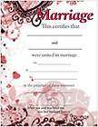 marriage certificate  