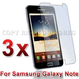 CLEAR LCD SCREEN PROTECTOR COVER FILM FOR SAMSUNG GALAXY NOTE GT 