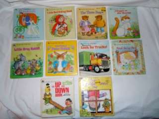 LOT OF 10 GOLDEN TELL   A   TALE BOOKS  