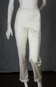 VTG 60s 70s Vanity Fair Pettipants Long Slip Pants Lace Hem Bloomers 