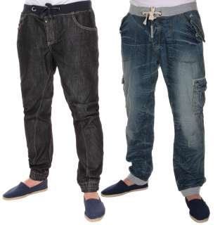 Blue Inc Mens Brave Soul Two Pack Cuffed Denim Jeans  