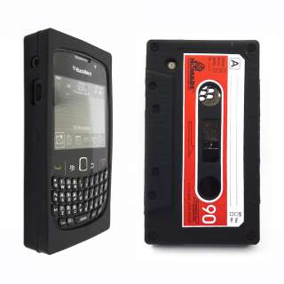 BlackBerry 8520, 9300 Curve / Retro Silicone Gel Cassette Tape Phone 