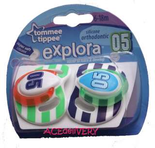 TOMMEE TIPPEE Explora Girl/Boy Soothers Dummies NEW  