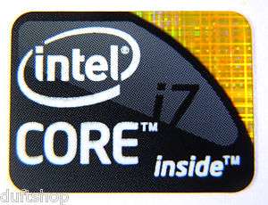 Intel Core i7 Inside Sticker Black 15,5 x 21mm [258] en vente sur  