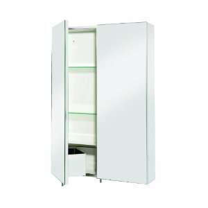  Croydex WC776105YW Colorado Double Door Cabinet, Stainless 