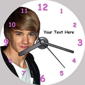 Liam Payne One Direction   Personalised CD Clock   FREE desktop stand 