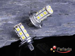   2 Ampoules Phare Antibrouillard LED Blanc H7 5050 SMD