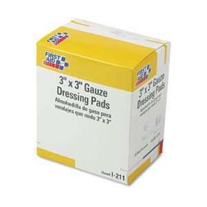  First Aid Only Gauze Dressing Pads FAOI 211 Health 